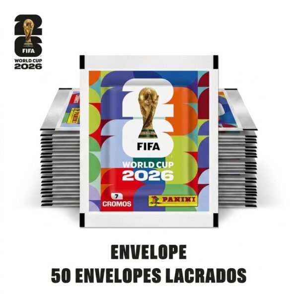 Kit Figurinhas Copa Do Mundo 2026 (50 envelopes)